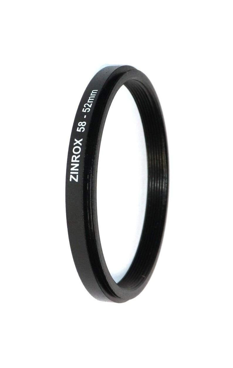ZINROX® 58-52mm Step Down Lens Filter Adapter Ring - Set of 1 Piece - Allows You to Fit Smaller Size Lens Filters on a Lens with a Larger Diameter - Size : 58-52mm - Image 4