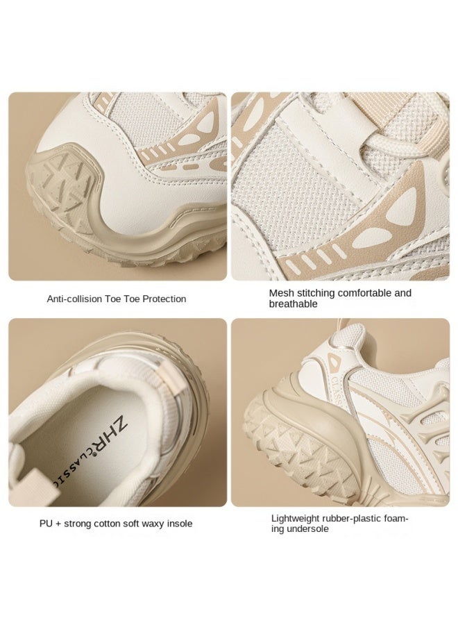 ZHR Lightweight And Versatile】fashionable Platform Chunky Sneakers, Spring And Autumn Outdoor Casual Sports Shoes For Women, Hiking Shoes Women's Footwear - Image 5