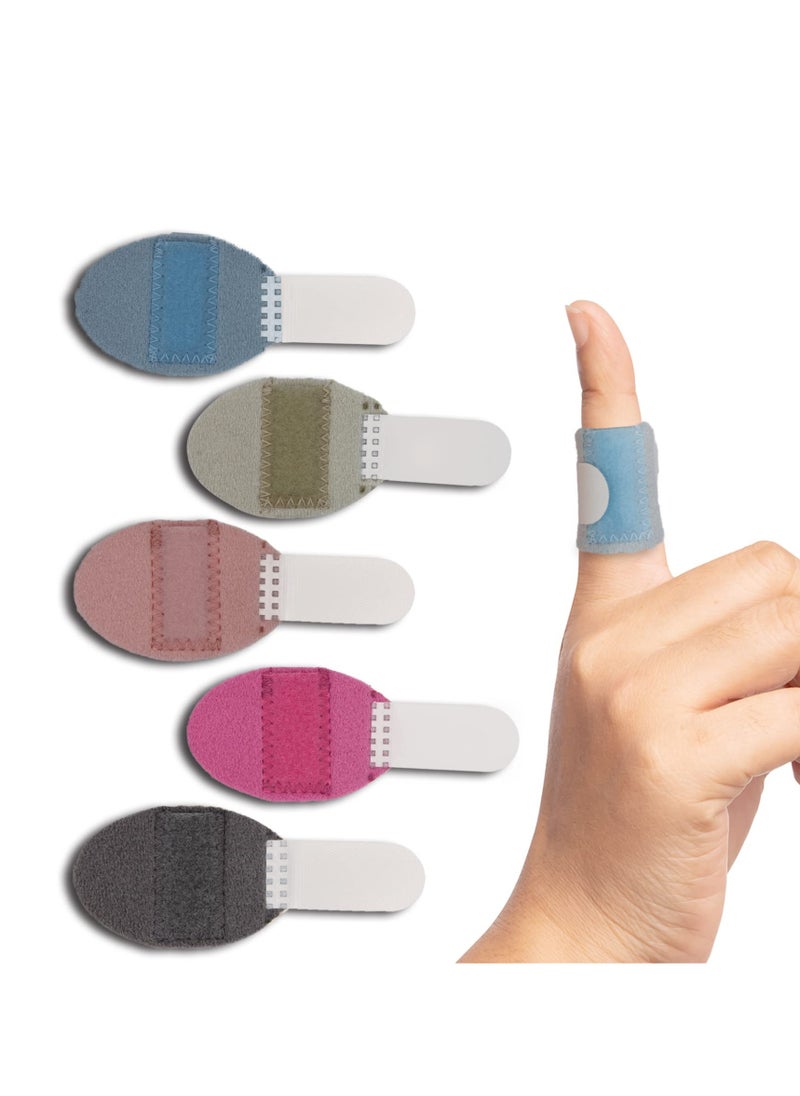 Generic 5pcs Finger Splint, Adjustable Trigger Finger Splints Brace Kit, Finger Straightener for Fracture/Knuckle Immobilization/Arthritis, Fits Thumb/Middle Finger/Ring Finger/Index Finger/Little Finger  - Image 1