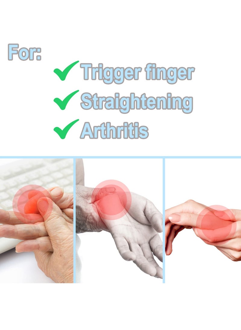 Generic 5pcs Finger Splint, Adjustable Trigger Finger Splints Brace Kit, Finger Straightener for Fracture/Knuckle Immobilization/Arthritis, Fits Thumb/Middle Finger/Ring Finger/Index Finger/Little Finger  - Image 4