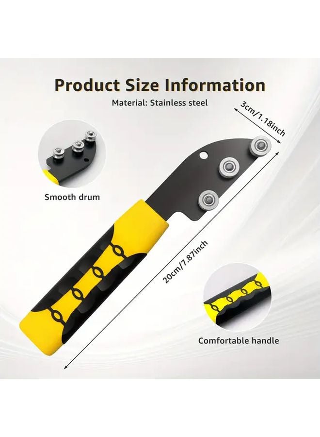 1 مجموعة أداة تقويم وتجريد وتكميش الأسلاك اليدوية للكهربائيين - Image 5