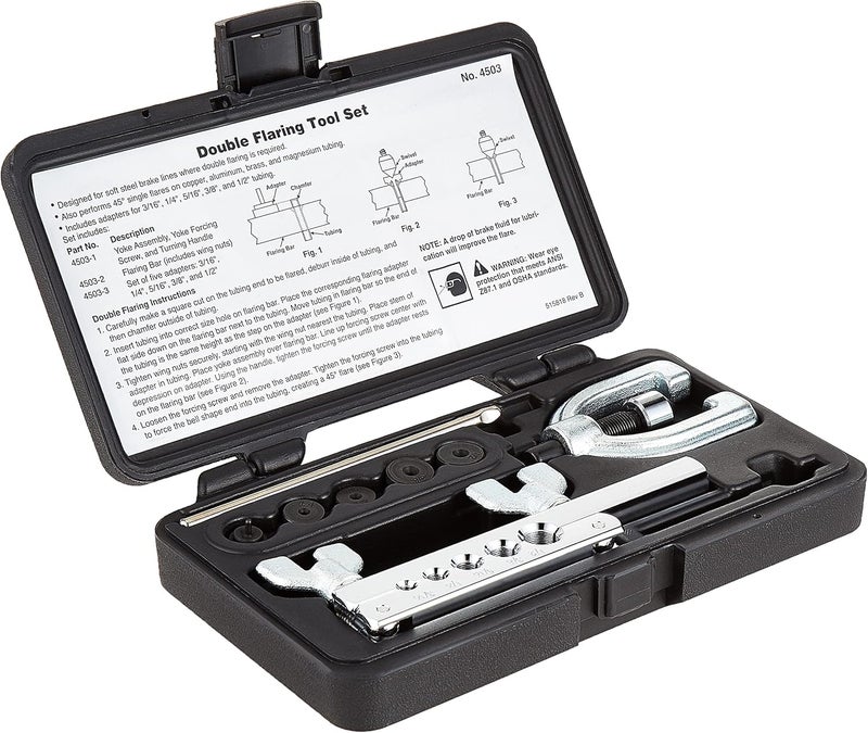 OTC 4503 Stinger Double Flaring Tool Kit for Copper, Aluminum, and Brass Tubing - Image 1