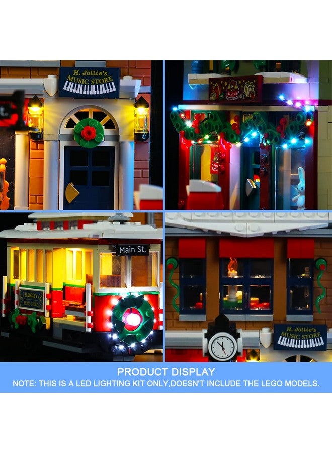 VONADO LED Light Kit Compatible with Lego Holiday Main Street 10308, DIY Lighting Compatible with Lego Christmas Building Toy Set (NO Lego Model,ONLY Lights) - Image 3