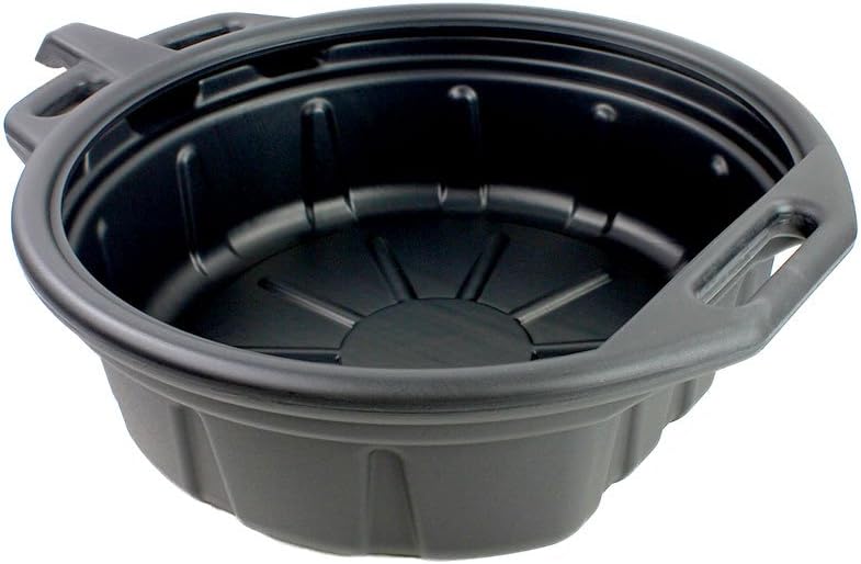 Capri Tools CP21024 Portable Oil Drain Pan, 2 gallon, Black - Image 1