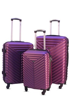 KTMC Luggage Sets 3 Piece| 20/24/28 -Burgundy| Hardside Expandable LightweightWith 360° Spinner Wheels| Acrylonitrile Butadiene Styrene Material - pzsku/Z1DEC0A14C6EE07AABFDDZ/45/_/1740992059/5a66004f-060f-4e98-85b1-7e7dbd3a34c9