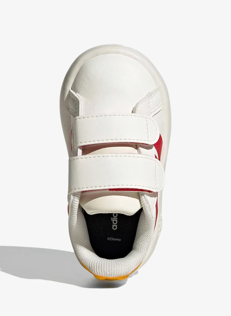 Adidas OWHITE/PURRUB/CREYEL Infant Grand Court Mickey Cf  | Best Price UAE