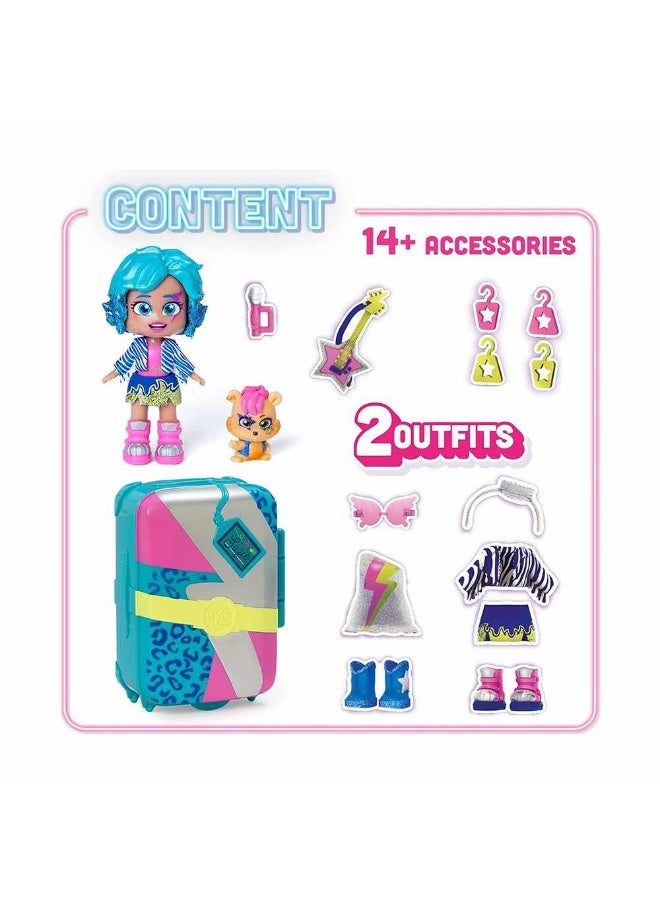 KookyLoos - Kookyloos Holiday Yay! Series Suzie'S Suitcase With Doll & Fashion Accessories - Image 1