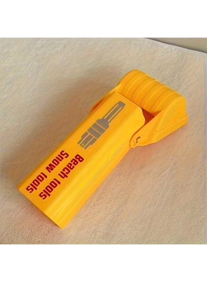 Goolsky Multifunctional Beach and Snow Toy, Yellow Plastic Sand Shovel for Kids - Ideal Choice for Summer and Winter Outdoor Fun, Perfect Gift for Birthdays - Image 3