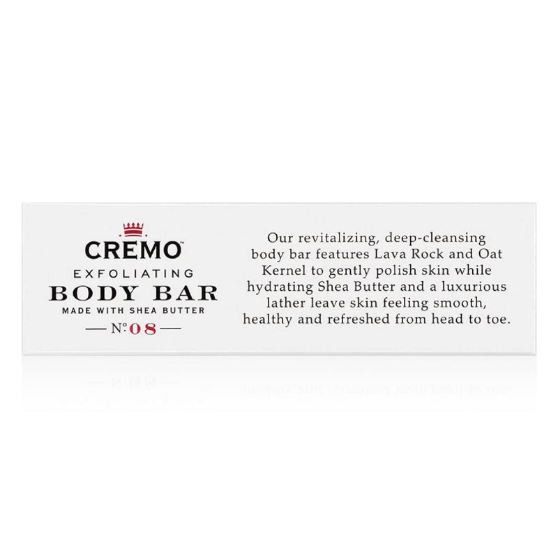 Cremo Bourbon & Oak Exfoliating Body Bars (3-Pack) - A Sophisticated Blend of Distillerâ€™s Spice, Fine Bourbon and White Oak - Image 4