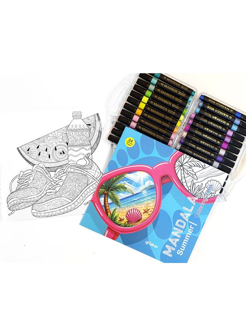 تالنت كتاب تلوين مانديلا الصيف | Summer Coloring Book من تالنت شوب - Image 3