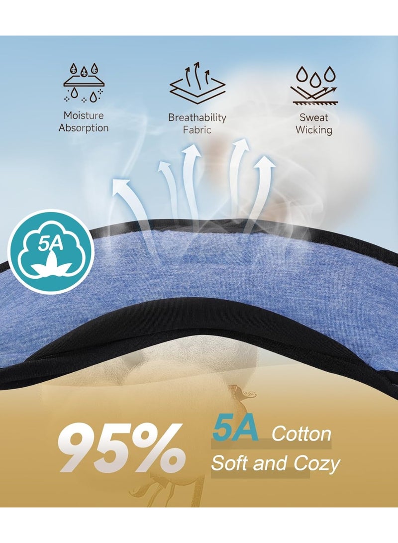 TOPOINT Sleep Mask with Headphones Bluetooth 5.4 Wireless, Sleep Headphones Earphones Earbuds with Microphone HD Speakers Music, Blackout Eye Mask for Sleeping Travel Meditation Men Women Cool Gadgets - Image 3