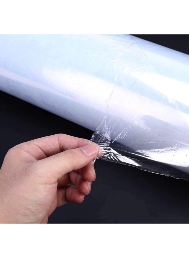 Stretch Wrap 80 Gauge 1500 feet - Industrial Strength Pallet Wrap Stretch Film for Moving, Shipping, Packaging - Durable Self-Adhering Cling Wrap Heavy Duty Shrink Wrap Roll (1 Pack, Clear) - Image 5