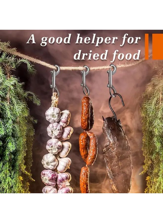 4pcs 3.5 Inch Stainless Steel Quick Release Double Headed Clips for Keychains Dog Leashes Pet Food Buckets - Image 5