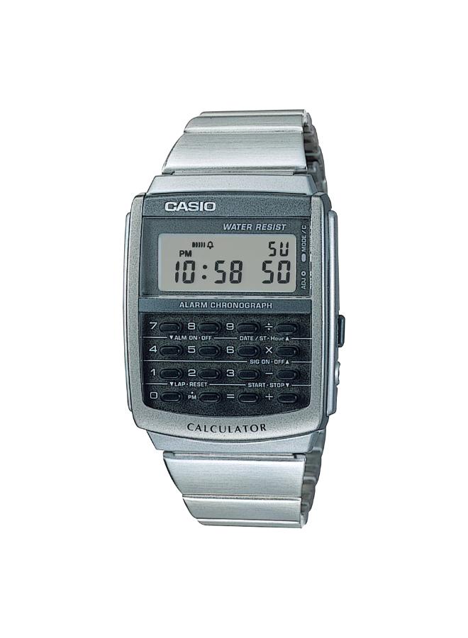 CASIO Men's Stainless Steel Digital Watch CA-506-1DF - 34.4 mm