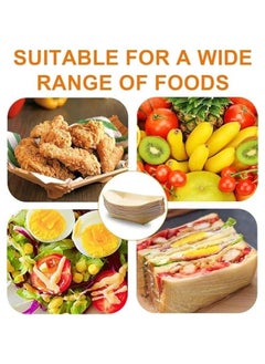 HOOKOR 100 Pcs Disposable Wood Serving Boats, Wood Serving Boats Plates Trays, 5.5 x 3.2 Sushi Boat Serving Tray, Food Container Wood Bowl Perfect for Party, Restaurants, Catering and Home Use  - Image 3