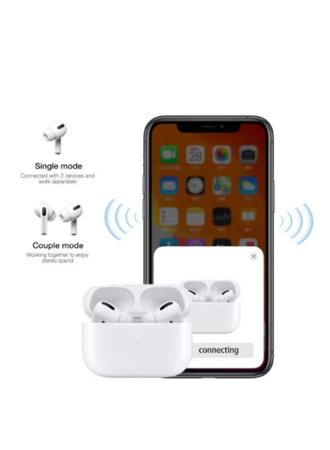 Airpods Pro Style True Wireless Earbuds Active Noise Cancellation High-Fidelity White - Image 5