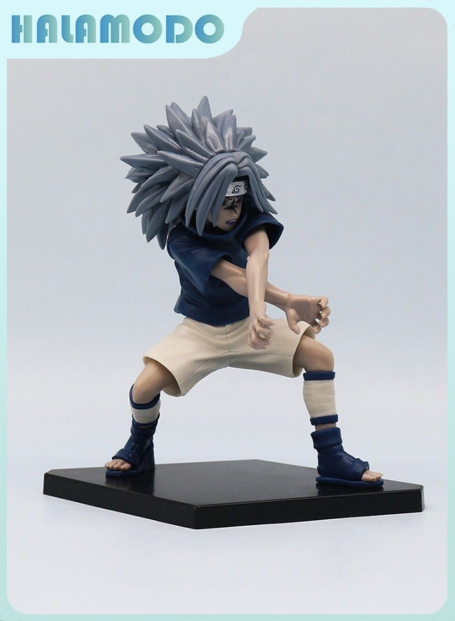 HALAMODO Naruto Uchiha Sasuke in Battle Style Anime Figure, Perfect Gift & Decoration15.5 CM - Image 1