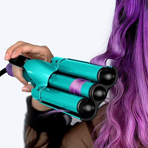 Bed Head Wave Affair Jumbo 3 Barrel Hair Waver | Quick Styling, Serious Hold, & Less Heat Damage | Heat Protectant Glove Included for Easy, Custom Styling - Image 5