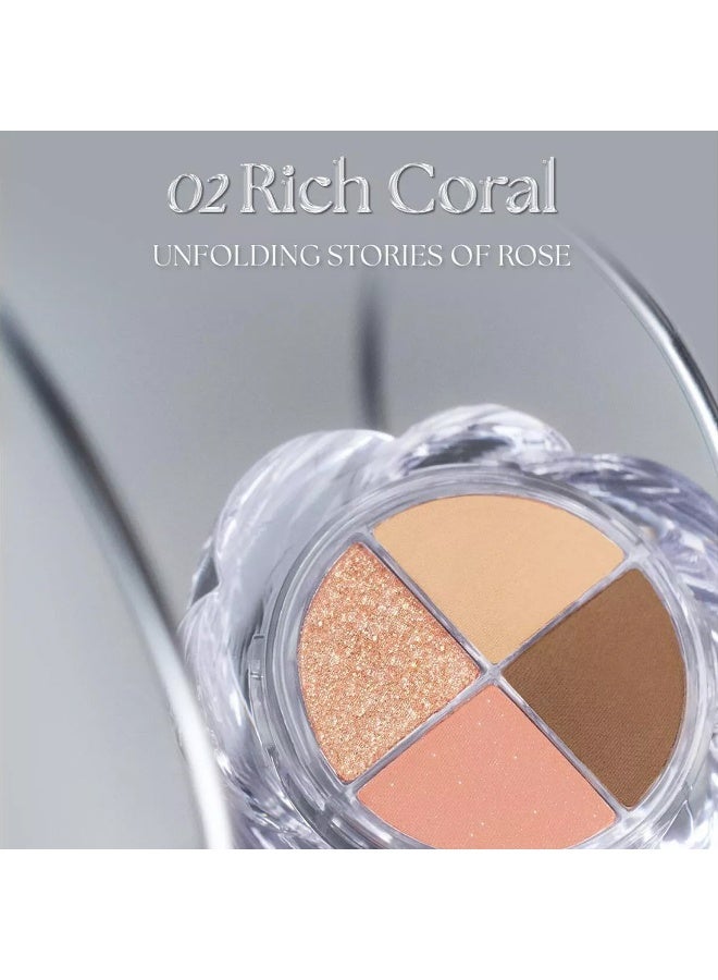 Muzigae Mansion لوحة عيون توست بوت 02 كورال غني 4.5 جرام - Image 2