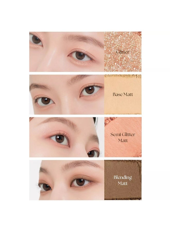 Muzigae Mansion لوحة عيون توست بوت 02 كورال غني 4.5 جرام - Image 4