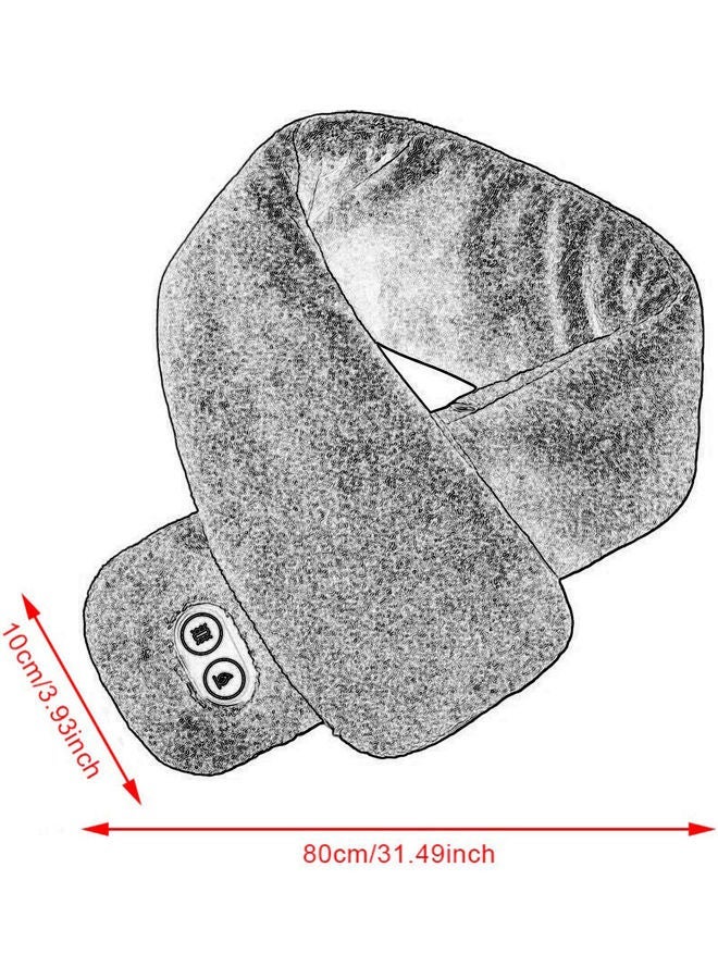 MUNTAQI USB Heated Three-speed Intelligent Temperature Control Warming Scarf - Image 2