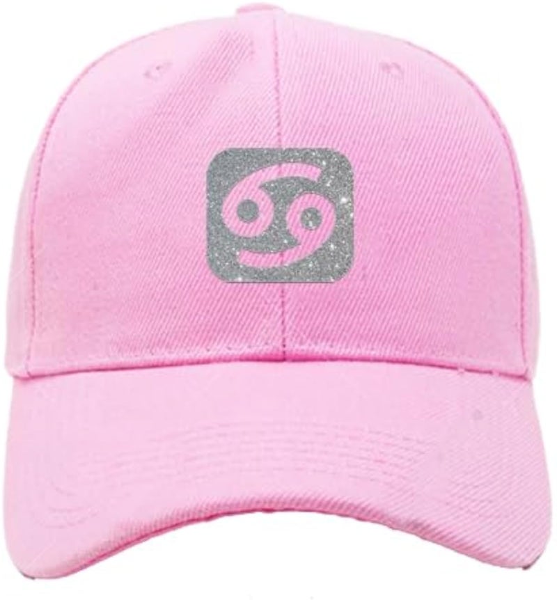 CAP PINK LOGO GRAY for men and women with sun protection.sports cap with distinctive shapes (M)