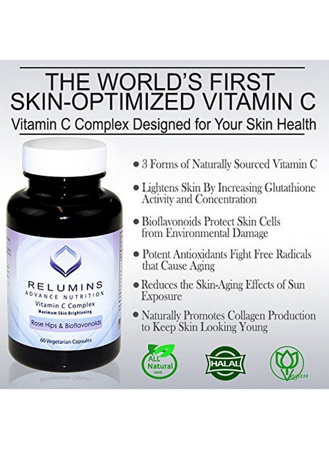 RELUMINS New Premium Collagen 30 Glutathione Complex + 60 Vitamin C Complex + 10Pak Blueberry Drink Mix Summer Glow Set - Image 4