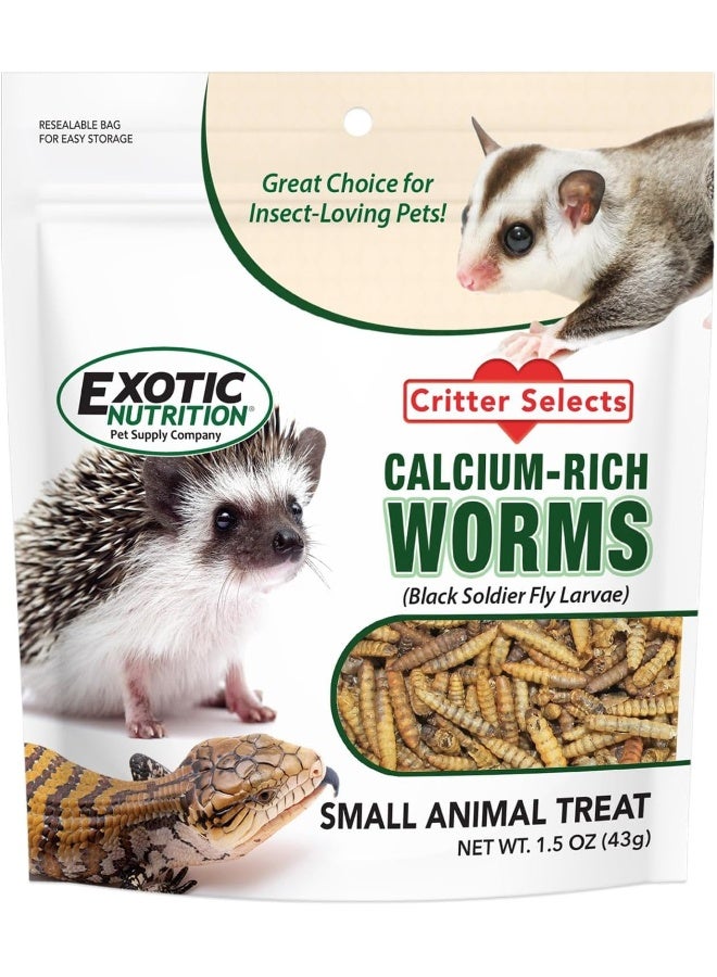 EXOTIC NUTRITION Exotic Nutrition Dried Black Soldier Fly Larvae 1.5 oz.  - Image 1