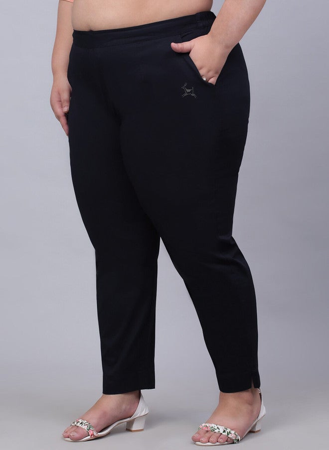 Trend Level Women Plus Size Original Easy Wash Trousers - Image 2