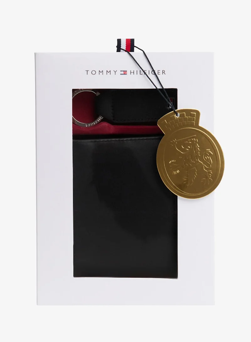Tommy Hilfiger Leather Wallet And Key Fob Gift Box