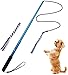 AMYESE Interactive Dog Toys Extendable Flirt Pole with 2pcs Braided Rope Tugs for Dog Outdoor Entertainment Train and Exercise Blue Size L - Image 3