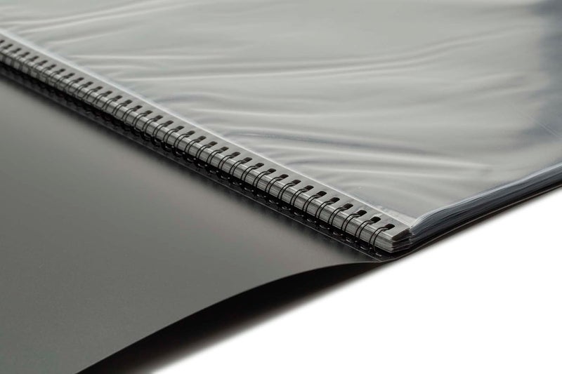 Stein Design Picturesque Pro Presentation Refill Book 18x24 - Art Portfolio Folder for Artwork, Archival Storage Solution, Strong Spiral Bound Format w/ 20 Crystal Clear Pages and Acid-Free Divider Sheets - Image 3
