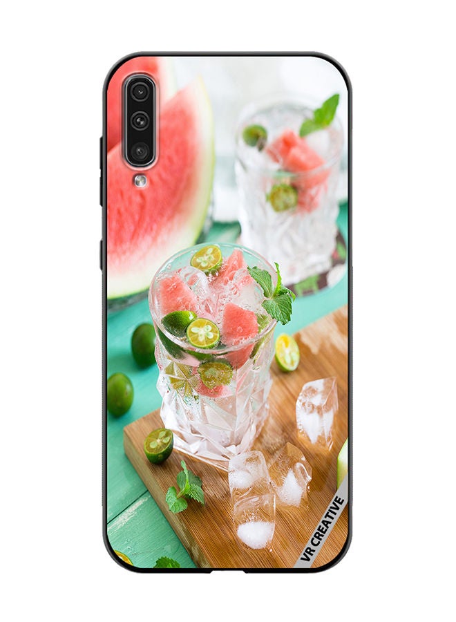 VR CREATIVE Protective Case Cover For Samsung Galaxy A70/A70s Chilling Melon Design Multicolour - Image 1