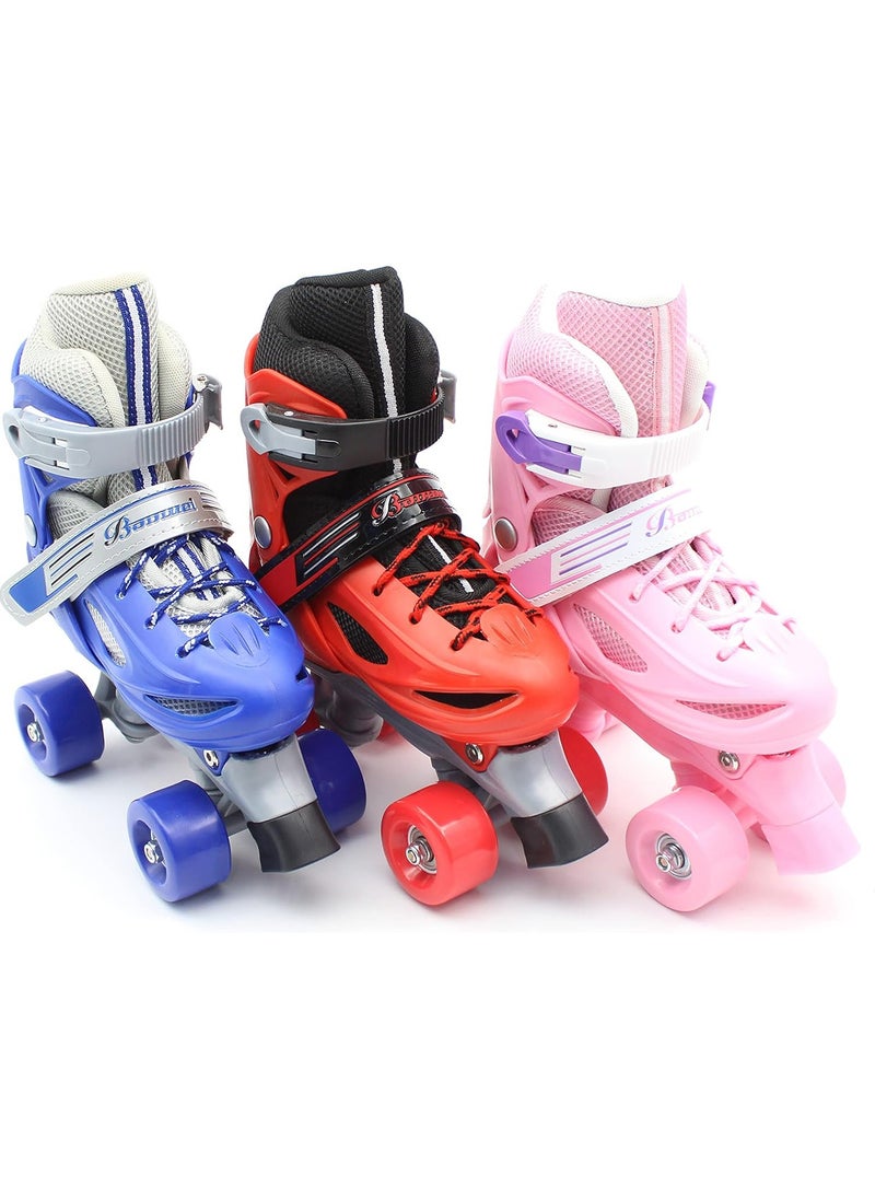 Double row roller skates  Fast Comfortable and Stylish Skates 4 wheels shoes