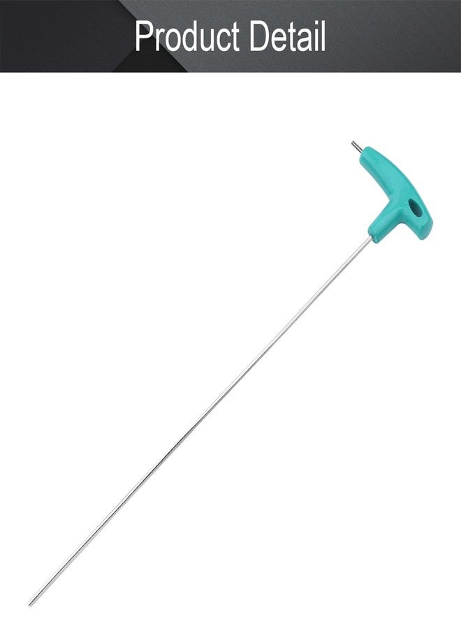 اتول مارت مفتاح ألين بمقبض على شكل حرف T من Utoolmart، مقاس 3 مم متري، 70#، مفتاح سداسي بمقبض على شكل حرف T من الفولاذ، بطول إجمالي 350 مم - Image 4