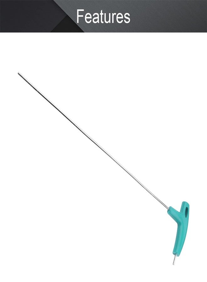 اتول مارت مفتاح ألين بمقبض على شكل حرف T من Utoolmart، مقاس 3 مم متري، 70#، مفتاح سداسي بمقبض على شكل حرف T من الفولاذ، بطول إجمالي 350 مم - Image 3