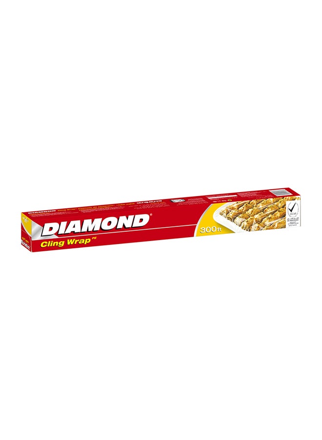 Diamond Cling Wrap Clear 300feet - Image 2