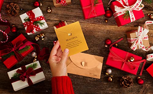 Baydurcan Butterfly Necklace for Women Butterfly Gifts Pendant Chain Necklace with Message Card (butterfly) - Image 3