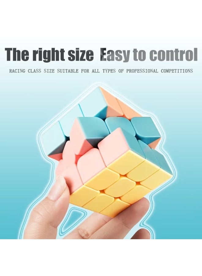Goolsky Macaron Speed Cube 3x3 - Smooth & Fast Magic Puzzle Cube for Kids & Adults, Stickersless Design, Vibrant Mixed Colors, Perfect for Beginners & Enthusiasts, Performance Enhancer | Modern Appearance | Durable Construction - Image 5
