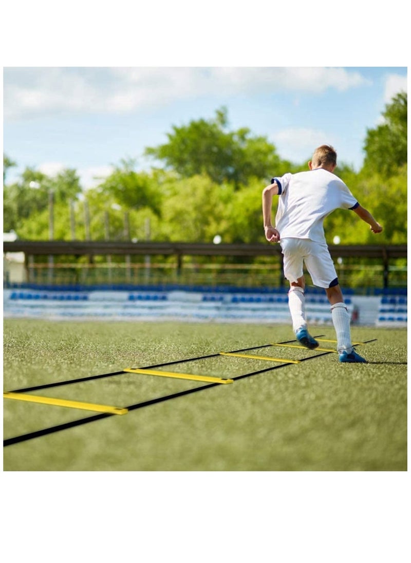 Agility Ladder, Footwork Speed Training Drill Ladder, Agility Training Speed 8 Rung 13ft for Soccer, Football, Sports Training, Speed Agility Flexibility Ladder with Carrying Bag - pzsku/Z1DEDA6BBAEAA7B82FDDAZ/45/_/1724136485/b1c992ec-853b-477e-be6c-2afabcfea52e