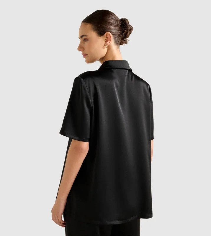 forever new  Sh13308-Black Women's Shirt for Women | Best Price UAE