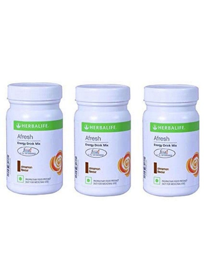 Herbalife HN Afresh Energy Drink Cinnamon Flavour Pack Of 3 (50G Each)