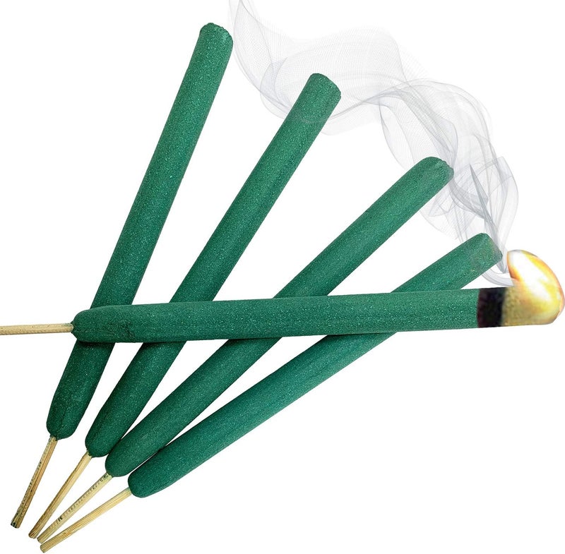 W4W Mosquito Repellent Sticks Extra-Thick - Outdoor Use Reaches Up to 10-12 feet - Each Stick Burns for Hours - (Three Pack Contains 15 Repellents) - Image 1