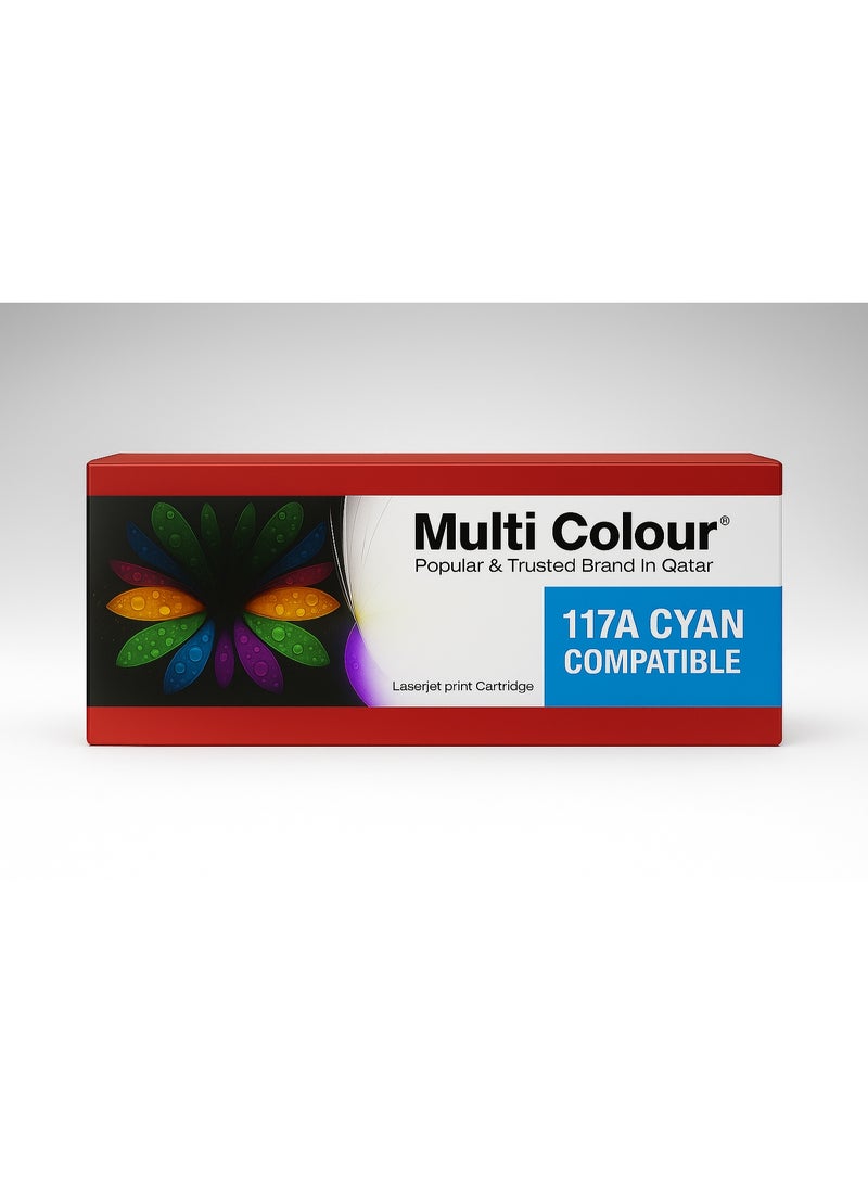 مالتي كلر خراطيش حبر  HP Multi Colour 117A متوافقة – أسود، سماوي، أصفر، أرجواني - Image 4