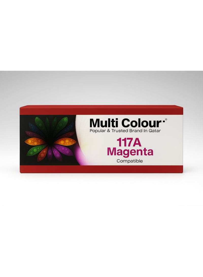 مالتي كلر خراطيش حبر  HP Multi Colour 117A متوافقة – أسود، سماوي، أصفر، أرجواني - Image 2