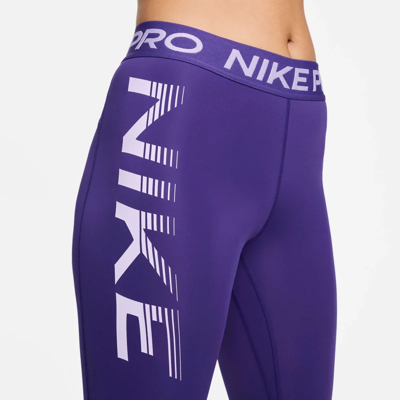 Nike Women's Pro Mid-Rise Graphic Leggings