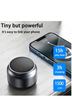 Y&D Mini Speakers, IPX5 Waterproof Speakers Portable Wireless Speaker, Speaker with 5W Loud Sound, Rich Bass, Built-in Speakerphone, 15H Play time, Handsfree Call, TWS Supported, for iPhone Samsung  - Image 2