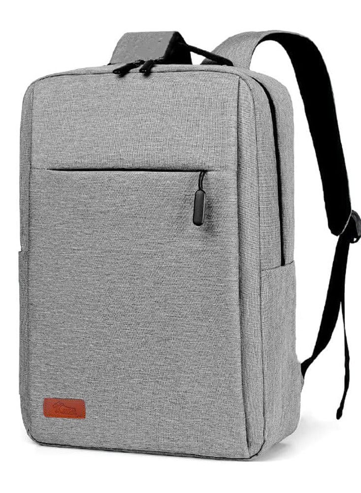 COUGAR-EGY Laptop Backpack Slim Laptop Backpack for School and Travel Laptop Backpack, Laptop bag for Business Travel College Women Men Unisex (GREY) Model: s33 - Image 2