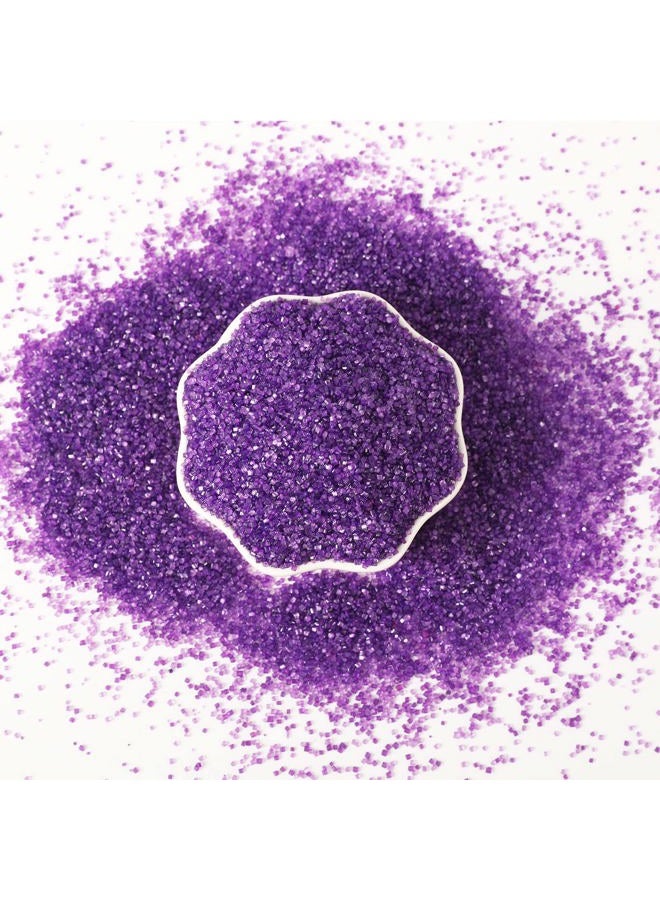 Kasvan Purple Sanding Sugar Sprinkles - Edible Sugar Crystals, Baking Cake Decorations, Ice Cream Toppings cupcake Decorating, Wedding Party Chirstmas Supplies, 85g/3.2oz - Image 3