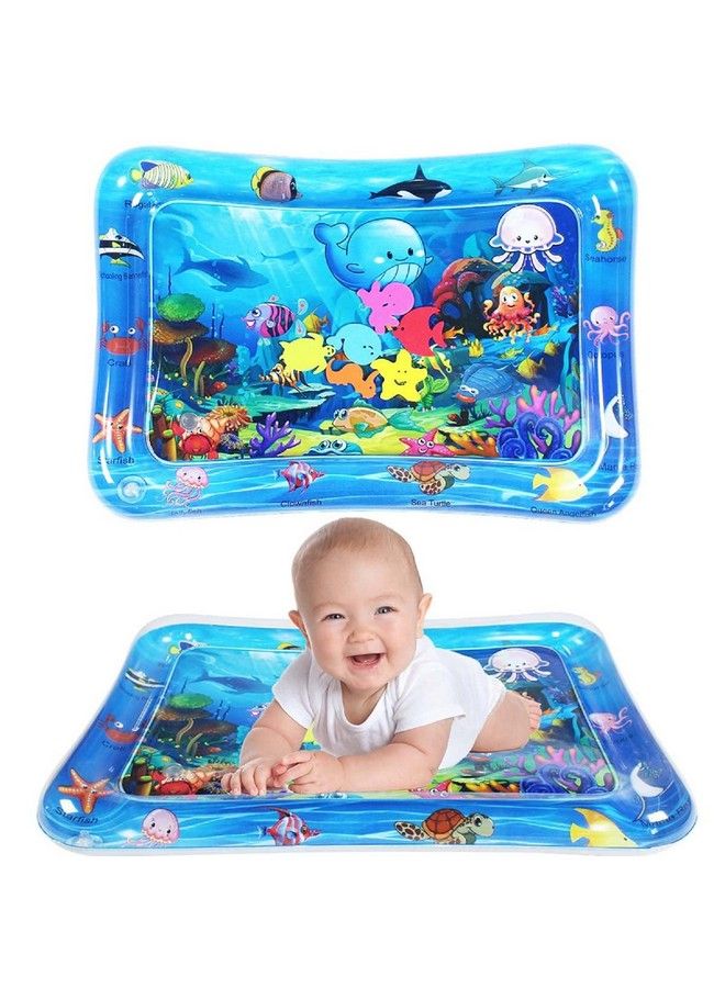 MOBDESK Baby Water Play Mat Can Be Used All Seasons Inflatable Tummy Time Water Mat;Leakproof Water Play Mat;Fun Activity Play Center Indoor And Outdoor Water Play Mat For Baby;P 88 - Image 2